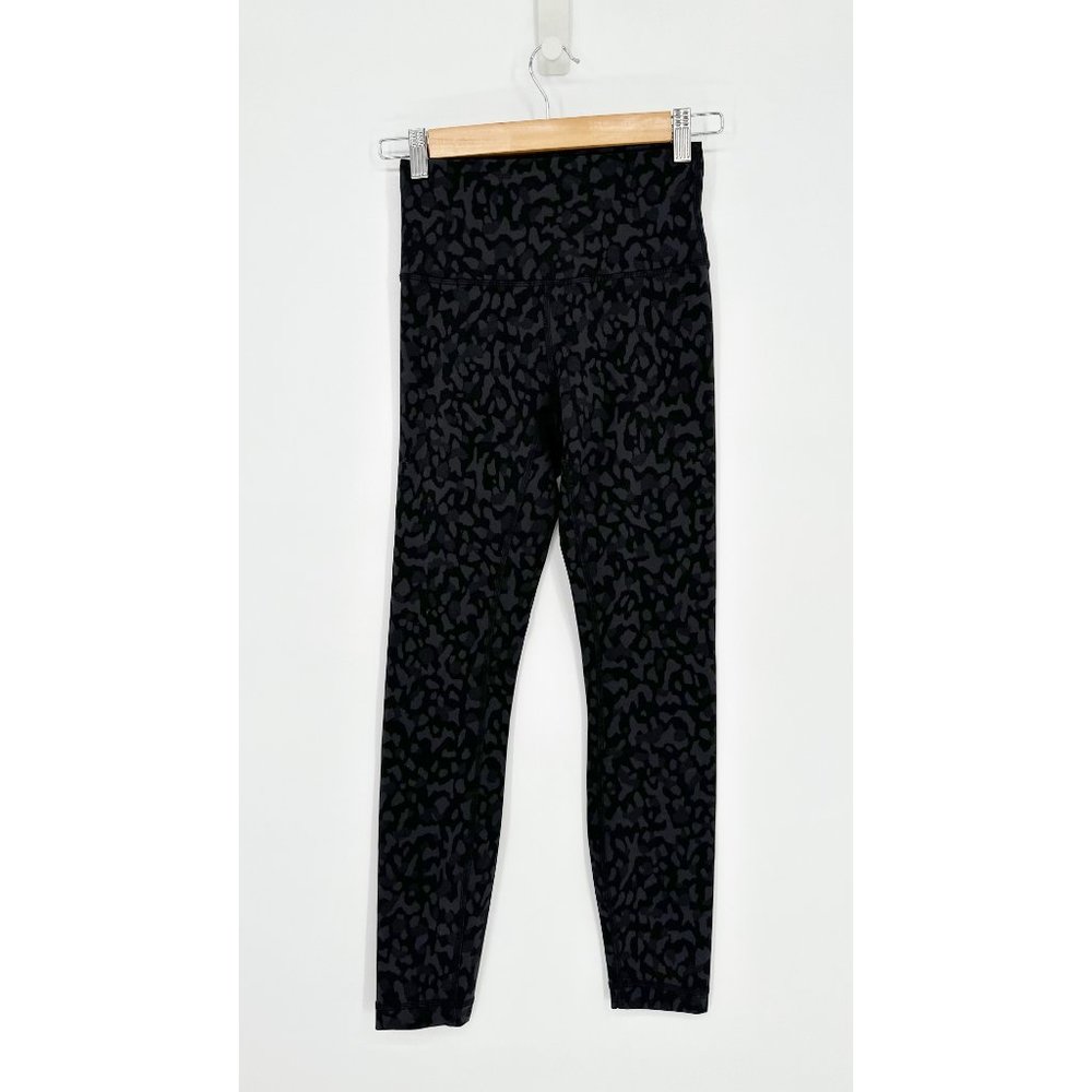 Lululemon Wunder Under High Rise Tight Full-On Luxtreme Yoga Camo Black Grey 4 - Picture 2 of 6